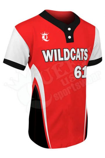 Printed Two-button Jersey - Wildcats Style