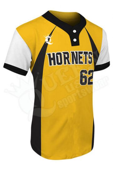 Printed Two-button Jersey - Hornets Style