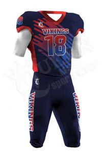 Sublimated Football Uniform - Patriots Style