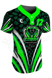 Sublimated Two-Button Jersey - Cobra Style