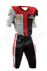 Sublimated Football Uniform - Bulldog Style